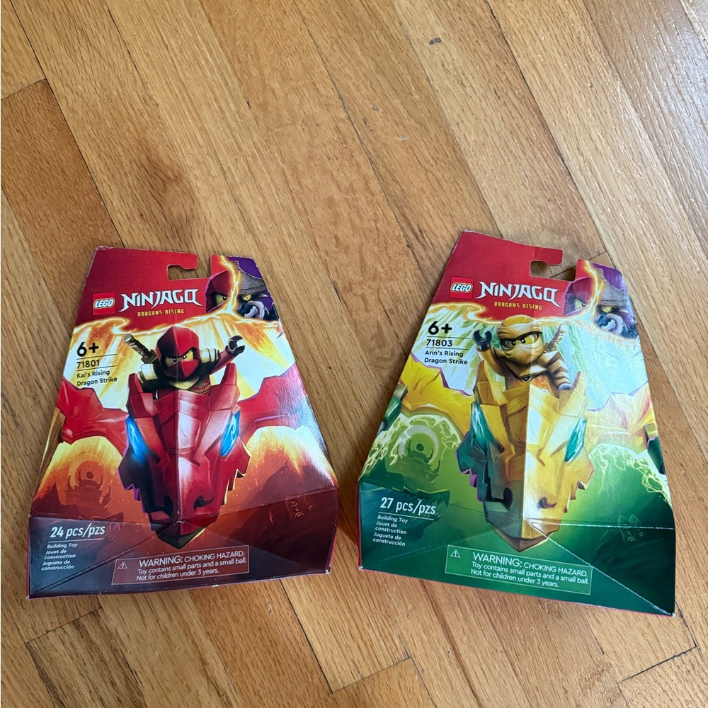 LEGO Ninjago Red and Green Building Sets